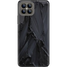 Nurdic Omix X600 Kılıf Silikon Tioserisi Desenli Resimli - Siyah Beton