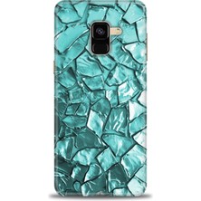 Mod Kılıf Samsung Galaxy A8 2018 Hd Baskılı Kılıf + 9h Nano Tam Kaplayan Ekran Koruyucu 335