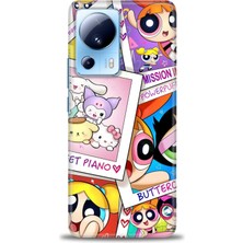 Mod Kılıf Xiaomi Mi 13 Lite Kılıf Hd Baskılı Kılıf + 9h Nano Tam Kaplayan Ekran Koruyucu 122