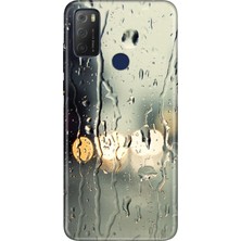 Nurdic Tcl 20E Uyumlu Kılıf Silikon Desenli Resimli Kapak Yağmurlu Bir Akşam