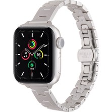 Lucek Cases Watch 7 45MM Zore KRD-150 Metal Kordon Strap Kayış - Starlight