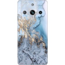Nurdic Realme 11 Pro Uyumlu Kılıf Silikon Desenli Resimli Kapak Antic Marble