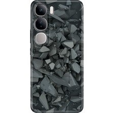 Nurdic Vivo V40 Lite Kılıf V40 Lite Desenli Tpu Silikon Baskılı Broken