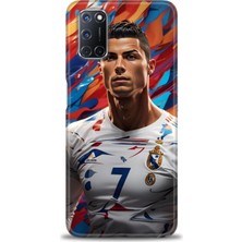 Mod Kılıf Oppo A52 Kılıf Hd Baskılı Kılıf + 9h Nano Tam Kaplayan Ekran Koruyucu 6