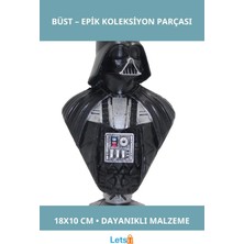 Letsii Star Wars Darth Vader Detaylı Büst 18X10 cm Koleksiyonluk Figür