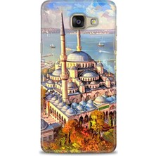 Mod Kılıf Samsung Galaxy A7 2016 Hd Baskılı Kılıf + 9h Nano Tam Kaplayan Ekran Koruyucu 226