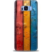 Mod Kılıf Samsung Galaxy S8 Hd Baskılı Kılıf + 9h Nano Tam Kaplayan Ekran Koruyucu 435