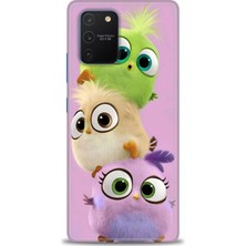 Mod Kılıf Samsung Galaxy A91 Hd Baskılı Kılıf + 9h Nano Tam Kaplayan Ekran Koruyucu 362