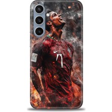 Mod Kılıf Samsung Galaxy S24 Fe Hd Baskılı Kılıf + 9h Nano Tam Kaplayan Ekran Koruyucu 8