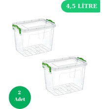 Loremp 2 Adet Deterjan & Erzak Saklama Kutusu 4,5 Litre Saklama Kabı