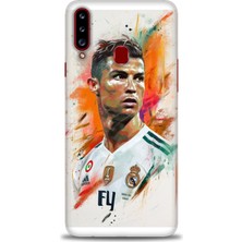 Mod Kılıf Samsung Galaxy A20S Hd Baskılı Kılıf + 9h Nano Tam Kaplayan Ekran Koruyucu 7