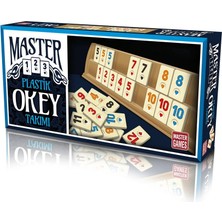 Toyfest Master Plastik Okey Takımı Eğlenceli Tasarım ile Sınırsız Oyuncu İçin Unisex Oyun