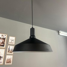 Bamyum Lema Tekli Avize Siyah Fener Başlık Sarkıt Lamba Restoran Cafe Salon Avizeleri