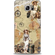 Mod Kılıf Samsung Galaxy Note 5 Hd Baskılı Kılıf + 9h Nano Tam Kaplayan Ekran Koruyucu 270