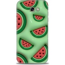 Mod Kılıf Samsung Galaxy A7 2017 Hd Baskılı Kılıf + 9h Nano Tam Kaplayan Ekran Koruyucu 118