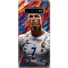 Mod Kılıf Samsung Galaxy S10 Plus Hd Baskılı Kılıf + 9h Nano Tam Kaplayan Ekran Koruyucu 6