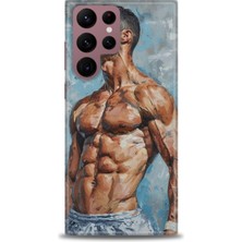 Mod Kılıf Samsung Galaxy S22 Ultra Hd Baskılı Kılıf + 9h Nano Tam Kaplayan Ekran Koruyucu 4