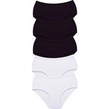 Venüs Shopping 5 Adet Tutku Kadın Yüksek Bel Bato Kalın Lastik Külot S5