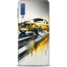 Mod Kılıf Samsung Galaxy A7 2018 Hd Baskılı Kılıf + 9h Nano Tam Kaplayan Ekran Koruyucu 108