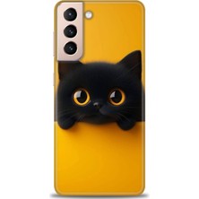 Mod Kılıf Samsung Galaxy S21 Fe Hd Baskılı Kılıf + 9h Nano Tam Kaplayan Ekran Koruyucu 64