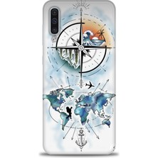 Mod Kılıf Samsung Galaxy A50S Hd Baskılı Kılıf + 9h Nano Tam Kaplayan Ekran Koruyucu 82