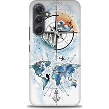 Mod Kılıf Samsung Galaxy A54 Hd Baskılı Kılıf + 9h Nano Tam Kaplayan Ekran Koruyucu 82