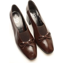 İdil Idil    Kahverengi Rugan Kadın Topuklu