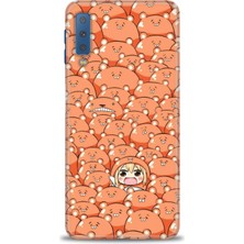 Mod Kılıf Samsung Galaxy A7 2018 Hd Baskılı Kılıf + 9h Nano Tam Kaplayan Ekran Koruyucu 500