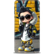 Mod Kılıf Samsung Galaxy A7 2018 Hd Baskılı Kılıf + 9h Nano Tam Kaplayan Ekran Koruyucu 255