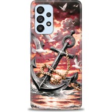 Mod Kılıf Samsung Galaxy A73 5g Hd Baskılı Kılıf + 9h Nano Tam Kaplayan Ekran Koruyucu 231