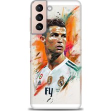 Mod Kılıf Samsung Galaxy S21 Fe Hd Baskılı Kılıf + 9h Nano Tam Kaplayan Ekran Koruyucu 7