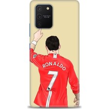 Mod Kılıf Samsung Galaxy A91 Hd Baskılı Kılıf + 9h Nano Tam Kaplayan Ekran Koruyucu 3