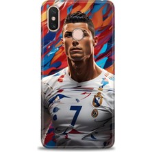 Mod Kılıf Xiaomi Mi Max 3 Kılıf Hd Baskılı Kılıf + 9h Nano Tam Kaplayan Ekran Koruyucu 6