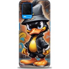 Mod Kılıf Oppo A54 4g Kılıf Hd Baskılı Kılıf + 9h Nano Tam Kaplayan Ekran Koruyucu 256