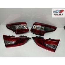 MATSUBA Nissan Qashqai 2014 - 2016 Stop Lambası Sağ - Sol Iç ve Dış Takım (Toplam 4 Adet Stop)