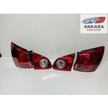 MATSUBA Nissan Qashqai 2007 - 2010 Stop Lambası Sağ - Sol Iç ve Dış Takım (Toplam 4 Adet Stop)