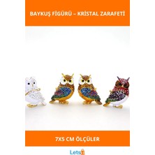 Letsii Parlak Swarovski Taşlı 2'li Baykuş Figürü