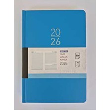 Gıpta 2026 Ajanda 100-ECK 14X20 Günlük Ajanda Turkuaz