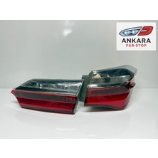 MATSUBA Toyota Corolla 2016 - 2018 Stop Lambası Sağ Iç ve Dış Takım (Ledli Tip 2 Stop)