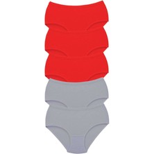 Venüs Shopping 5 Adet Tutku Kadın Yüksek Bel Bato Kalın Lastik Külot S7