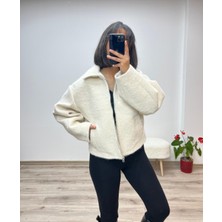 Vazıradk Kısa Kaşe Fermuarlı Kaban