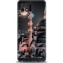 Mod Kılıf Oppo A15S Kılıf Hd Baskılı Kılıf + 9h Nano Tam Kaplayan Ekran Koruyucu 230