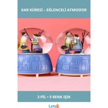 Letsii Işıklı Müzikli Orta Boy Kar Küresi