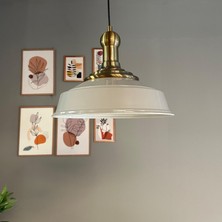 Bamyum Carmelo Gri Renk Asaletli Tekli Avize Uzun Eskitme Tokmak Başlık Sarkıt Lamba Salon Aydınlatma