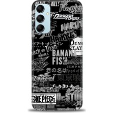 Mod Kılıf Samsung Galaxy M14 5g Hd Baskılı Kılıf + 9h Nano Tam Kaplayan Ekran Koruyucu 201