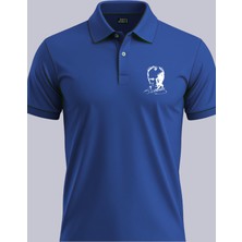 Bm Nakış Baskı Atatürk Silüetli Polo Yaka Tshirt