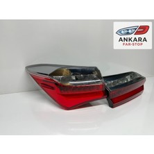 MATSUBA Toyota Corolla 2016 - 2018 Stop Lambası Sol Iç ve Dış Takım (Ledli Tip 2 Stop)