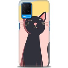 Mod Kılıf Oppo A54 4g Kılıf Hd Baskılı Kılıf + 9h Nano Tam Kaplayan Ekran Koruyucu 66