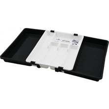 MiraLive Kayar Kaşıklık Iki Taraflı Çift Açılır Ayarlanabilir Çekmece Içi 36X69CM (K95)