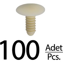 Alpha Auto Part Fiat Ducato Için Döşeme Klips-Krem - 100 Adet